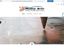 Tablet Screenshot of monkeyarms.com